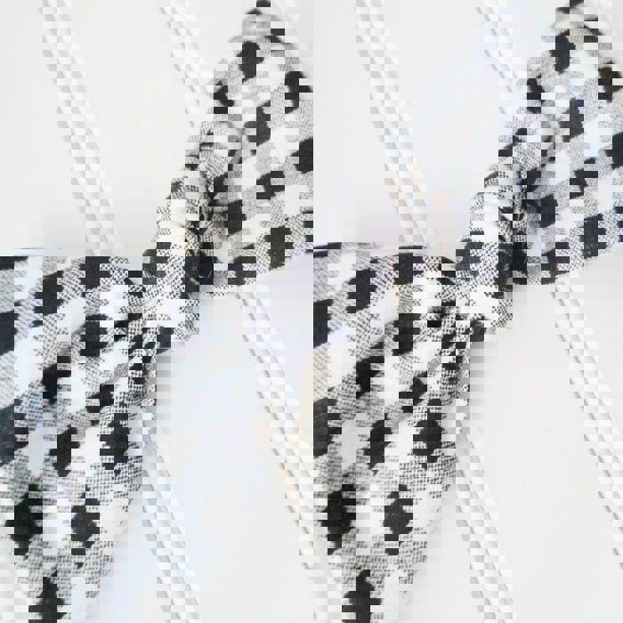 Alice Bow - Black Gingham