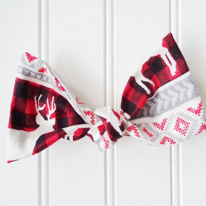 Alice Bow - Black and Red Winter