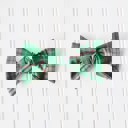  Alice Bow - Green and Berry Plaid