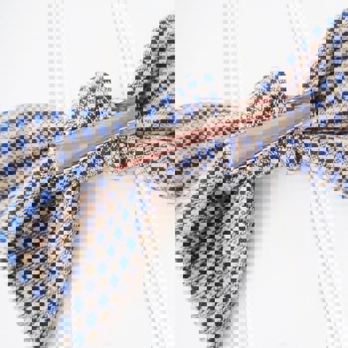 Alice Bow - Navy Check