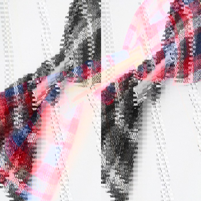 Alice Bow - Navy and Red Plaid