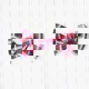  Alice Bow - Navy and Red Plaid