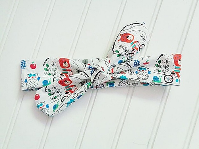 Donna Knotted Headband - Animals at Play