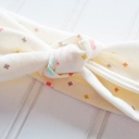  Donna Knotted Headband - Colored Swiss Cross