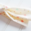  Donna Knotted Headband - Colored Swiss Cross