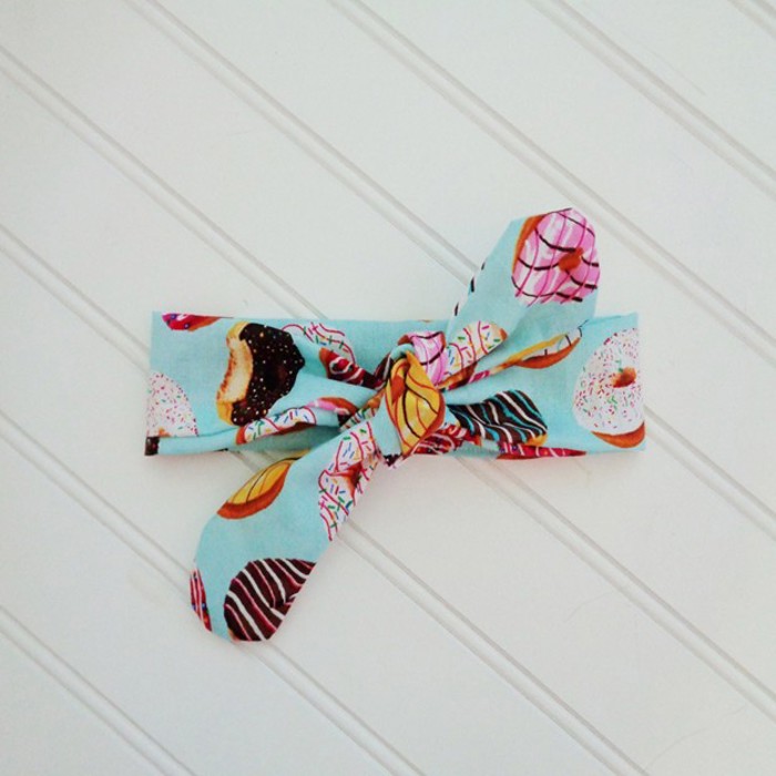 Knotted Headband - Donuts