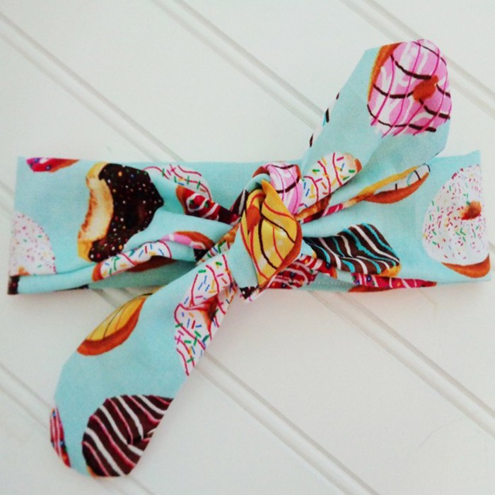 Knotted Headband - Donuts