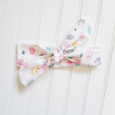 Donna Knotted Headband - Flowers