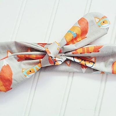 Donna Knotted Headband - Fox