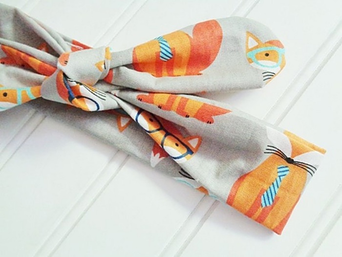 Knotted Headband - Fox