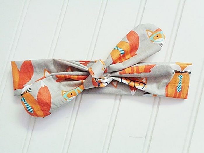 Knotted Headband - Fox