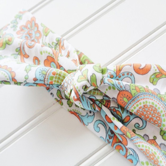 Donna Knotted Headband - Paisley