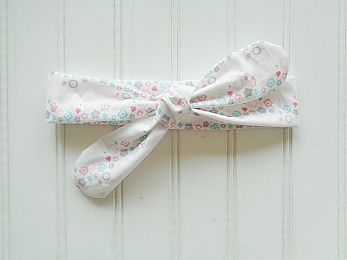 Donna Knotted Headband - Pastel Floral