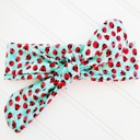  Donna Knotted Headband - Pink and Red Ladybugs