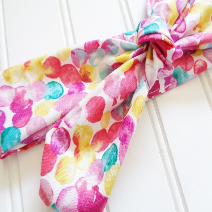 Donna Knotted Headband - Splotches