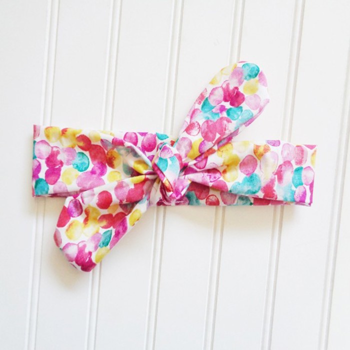 Donna Knotted Headband - Splotches