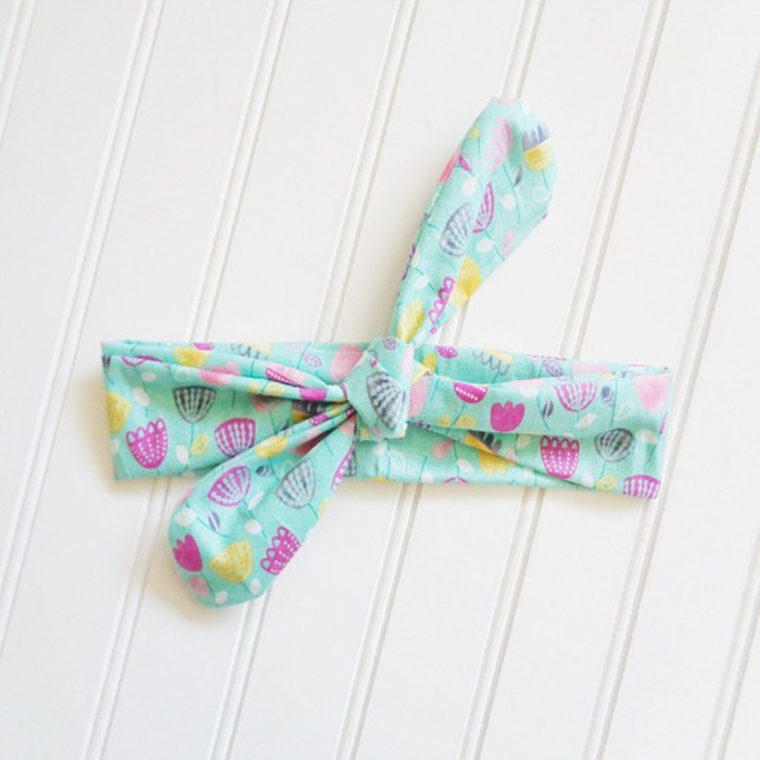 Donna Knotted Headband - Tulips