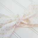  Donna Knotted Headband - Yellow Dots