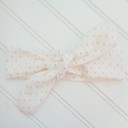  Donna Knotted Headband - Yellow Dots