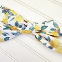  Emma Knotted Headband - Lemons