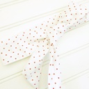  Emma Knotted Headband - Red Dots