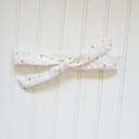  Lois Skinny Headband - Aqua, Gold and Coral Triangles