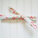  Lois Skinny Headband - Gold and Pastel Arrows