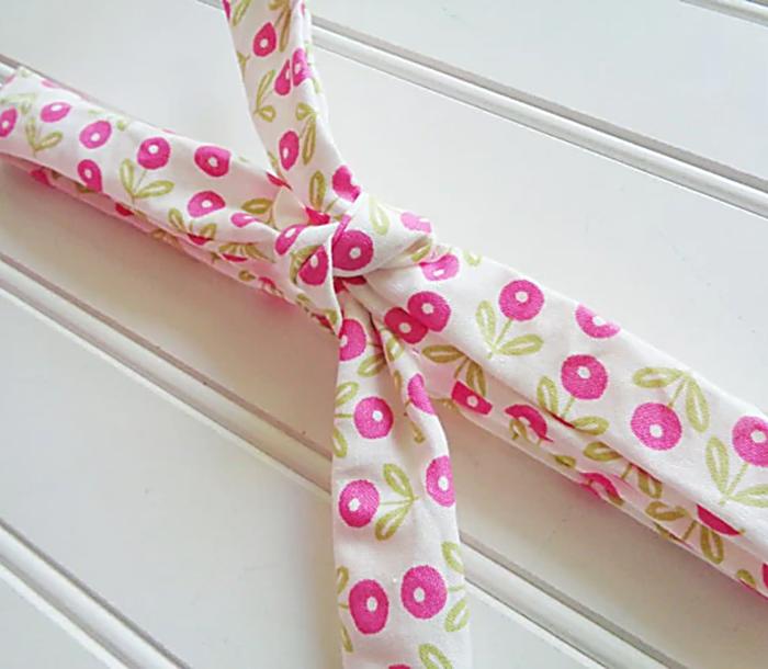 Lois Skinny Headband - Pink Flowers