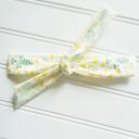  Lois Skinny Headband - Yellow Floral