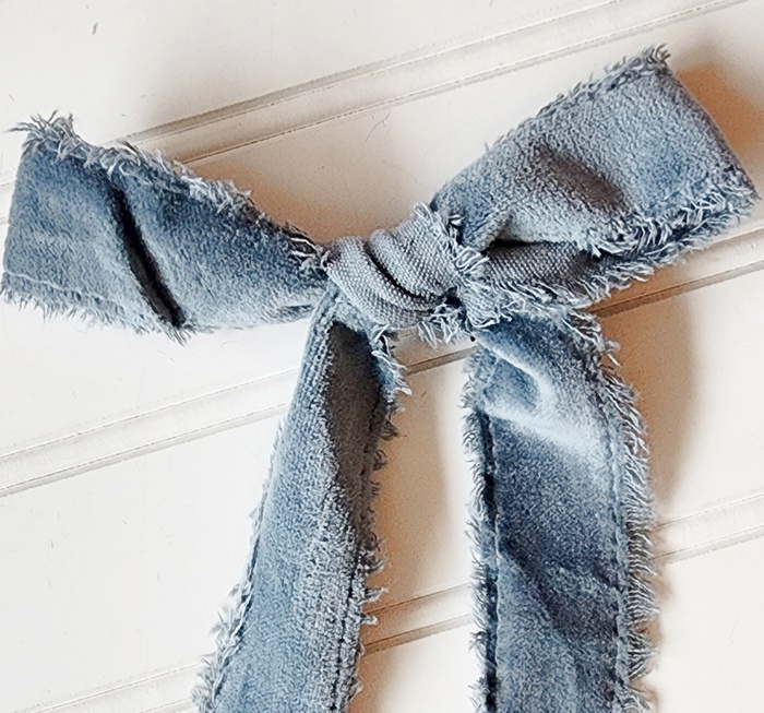 Hair Bows - Blue Velvet