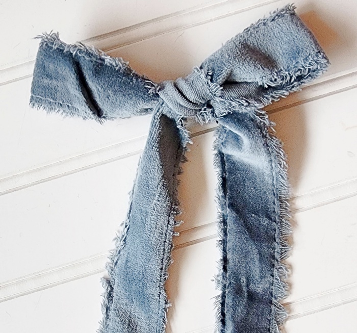 Hair Bows - Blue Velvet