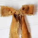  Hair Bows - Brown Velvet