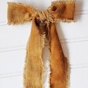  Hair Bows - Brown Velvet