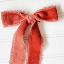  Hair Bows - Clay Velvet