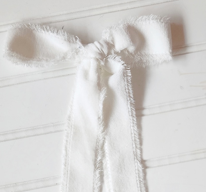 Hair Bows - White Velvet