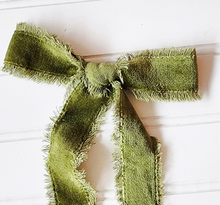Hair Bows - Green Velvet