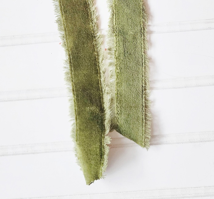 Hair Bows - Green Velvet