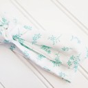  Donna Knotted Headband - Teal Flowers