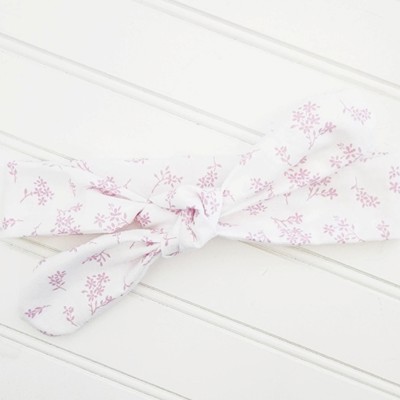 Donna Knotted Headband - Lilac Flowers