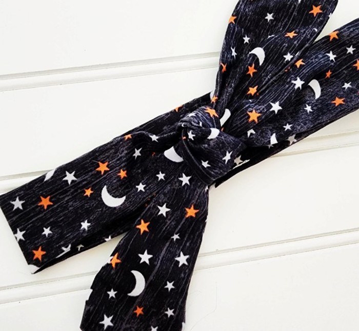 Donna Knotted Headband - Moons and Stars