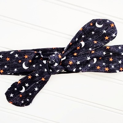 Donna Knotted Headband - Moons and Stars