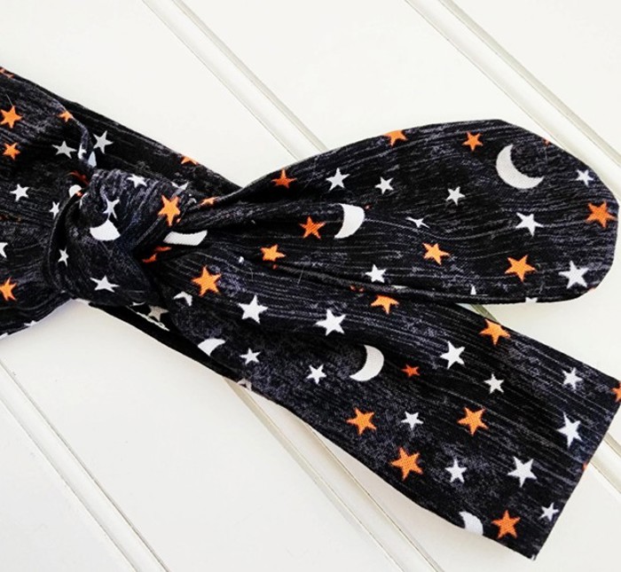 Donna Knotted Headband - Moons and Stars