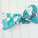  Donna Knotted Headband - Rainbow Uni-Kitty