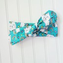  Donna Knotted Headband - Rainbow Uni-Kitty