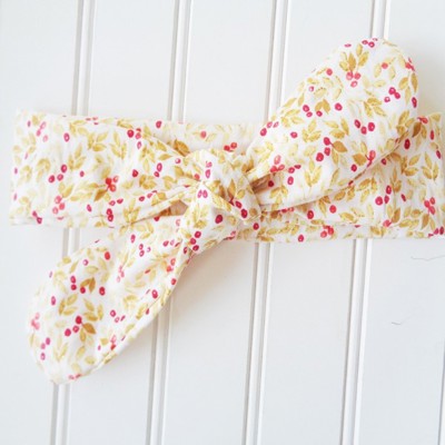 Donna Knotted Headband - Gold Berries