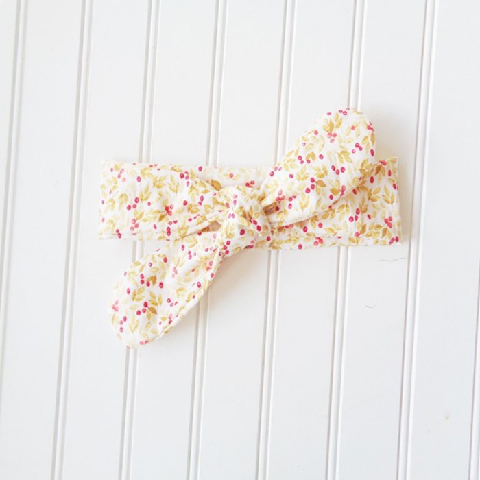Donna Knotted Headband - Gold Berries