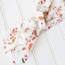  Knotted Headband - Gold Berries and Leaves on Mint