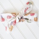  Donna Knotted Headband - Autumn Gold Pumpkins