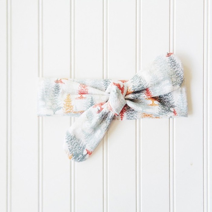 Knotted Headband - Autumn Trees