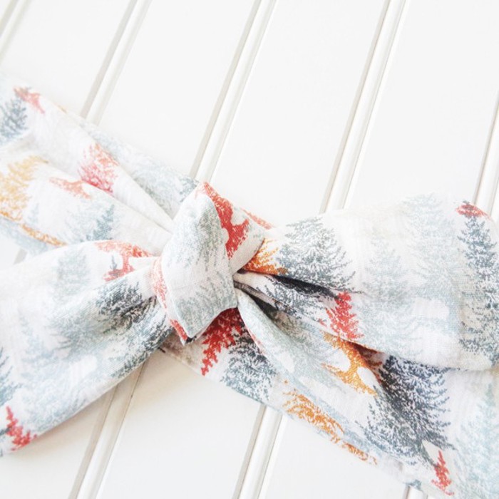 Knotted Headband - Autumn Trees